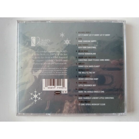 Set of 2 Kohl's Cares Christmas CDs 2008 & 2009 (Country, Adult Pop) (Sealed) - Picture 3 of 5